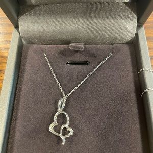 Heart diamond necklace